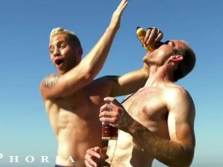 BiPhoria - Wife Catches Husband Fucking The Pool Boy