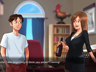 Hot English teacher and her naughty student - the real fun of private lessons!" From studying English to direct love