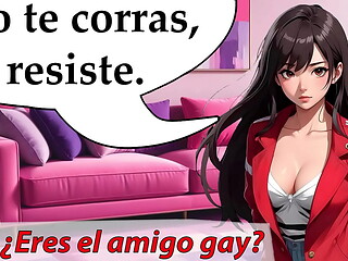 JOI &iquest_Eres el amigo gay? No te corras si quieres ir a la fiesta con sus amigas...