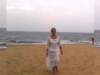 Amateur Blonde Wife Enjoys Sex After Walk