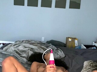 Amateur redhead poses and masturbates with toys
