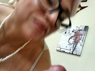 Aimee & Peter: The Art of brutal blowjobs for show, or what a Woman's mouth is for...))