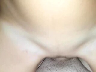 Amateur Italian couple has steamy POV sex