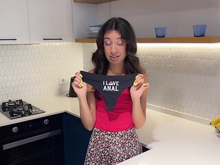 Stupid wife loses memory and gets a footjob then an anal reaming