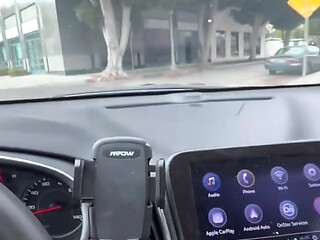 Ebony Car Ride Home with Stranger