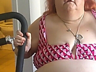 Big Beauty Nurse Vicki Is Exercising in the Gym Part 1
