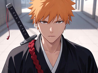 Yoruichi Gets Fucked by Ichigo After He Arrives in Soul Society! Bleach Uncensored Hentai
