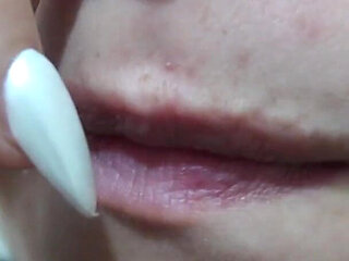 My Giantess Stepsister Puts Tiny Stepbrother in Her Nose as Punishment and Plays with Him