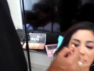 Behind the Scene from Big butt latina slut Amy Yamaguchi gets