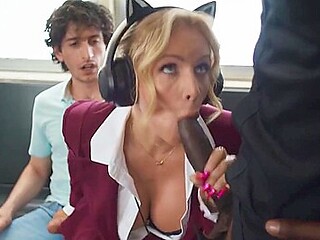 Danielle Renae Gangbanged Multiple Cumshots On Public Train