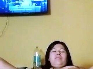 Chica cachonda en posicion perrito
