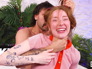 Redhead Beauty Lola Grant Spreads Her Legs for Wild Anal Pounding