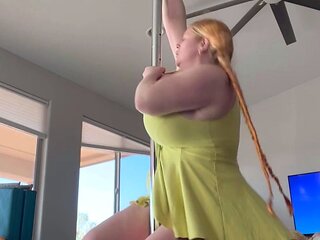 Fat Blonde BBW Ex Girlfriend masturbating and squirting