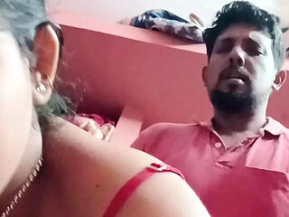 Desi Indian Couple Extreme Romance - Hot Teen Step Sister Gets Cum in Mouth