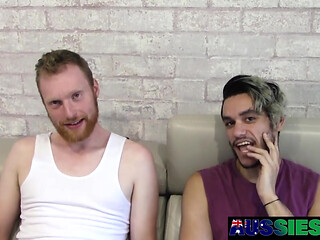 Australian Mars Thick Dick Explores Rhys Hairy Tight Asshole Raw