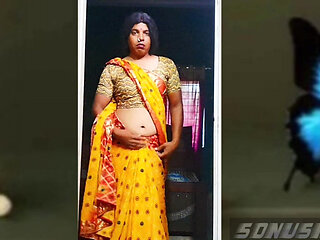 Hot sexy cd bottom sonusissy in saree navel