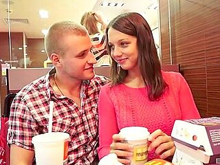 Foxy Di Lets Him Watch His Dick Go In And Out While Shes On Top