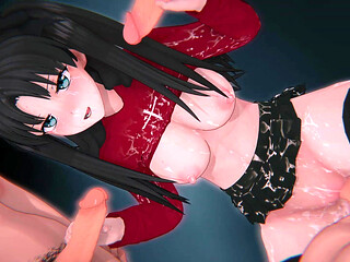 Honkai: Star Rail X Fate/stay Night - Rin Gems Shattered: Bound Mage & POV Threesome DP