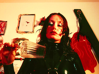 Divine Devotion: Latex Worship, Spit, Gas & Toilet Training POV