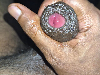 Jerking cock