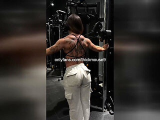 18yo's Gym Workout Ends with Double Penetration