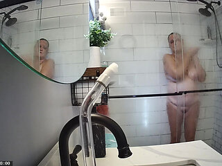 Mrs. Joanne Tanner a Real Public Schoolteacher with Big Natural Tits Exposed in the Shower 12-21-2025