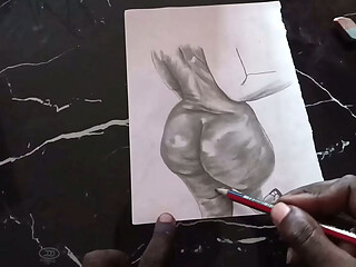 Drawing sexy big ass