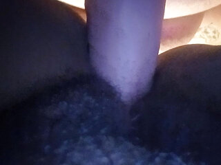 Up close doggy style