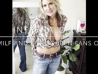 Hot MILF Queen gives a deep anal ride