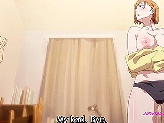 Busty classmate undresses slow and spreads on carpet for raw fast fuck  JJK #1 Parody