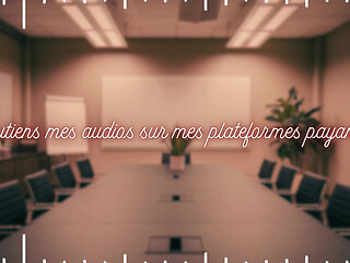 Your boss tries sex toys on you in public - english audio femdom