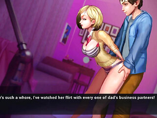 hot anime make seen hot desi bhabi in game