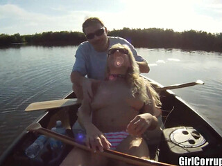 Jasmine Tame Big Boobs Kayak Adventure Fuck Jizz Mouth!