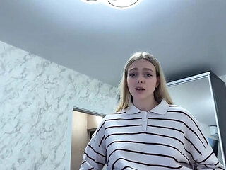 Blonde Teen Arisha Mills Gets Divorced for Sex - POV Blowjob & Doggy Style in HD