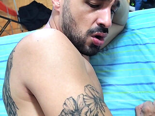 The Thick Cock of the Handsome Twink Leaves My Ass Very Dilated and Used