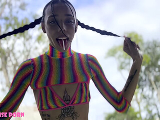 Skinny Colombian Violeta Grey Candy Mouth &amp_ Hard Fuck