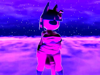 Futanari ankha lo menea bien rico 
