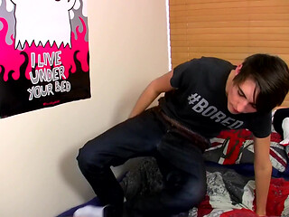 Emo Boy Shoots His Load