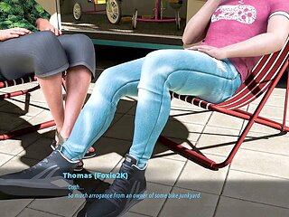 Nami from One Piece gets double stuffed in her tight pussy