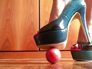 Sexy High Heels Crushing Egg