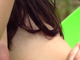 Sasha Rose and Henessy are fingering and licking holes in the open air