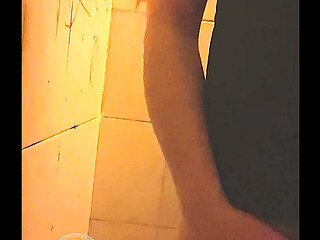 Amateur Straight Smooth Boy Caught &amp_ Filmed in the Toilets of the Club