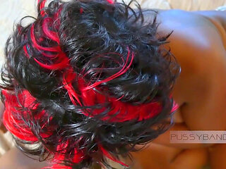 Cuckold Eats Big Black Cock Cum