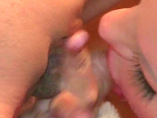 2 Naughty Blonde Sluts in Boots and Fur Coat!!