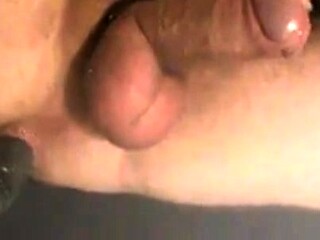 Hard Handsfree Prostate Orgasm with Dildo and Cock