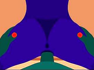 Slow and sensual penetration in an ASMR-style anime hentai game