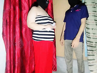 Muslim BBW Demands Anal Sex From Office Attendant For Electricity Connection - Desi Chubby Aunty Fucked Hard