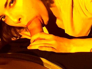 Czech amateur blowjob and fucking POV in public