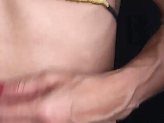 The Delivery Girl Can't Resist and Massages My Abs????