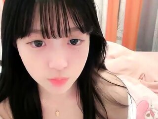 Close up POV of teen sucking cock